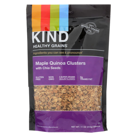 Kind Fruit And Nut Bars Clusters - Maple Walnut With Chia And Quinoa - 11 Oz - Case Of 6