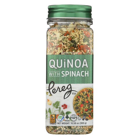 Pereg Quinoa With Spinach - Case Of 6 - 10.58 Oz.