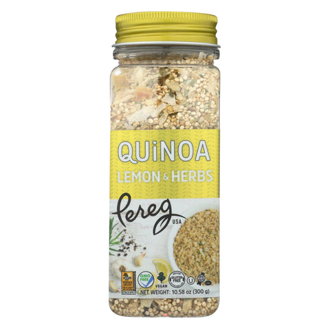 Pereg Quinoa - Lemon And Herbs - Case Of 6 - 10.58 Oz.