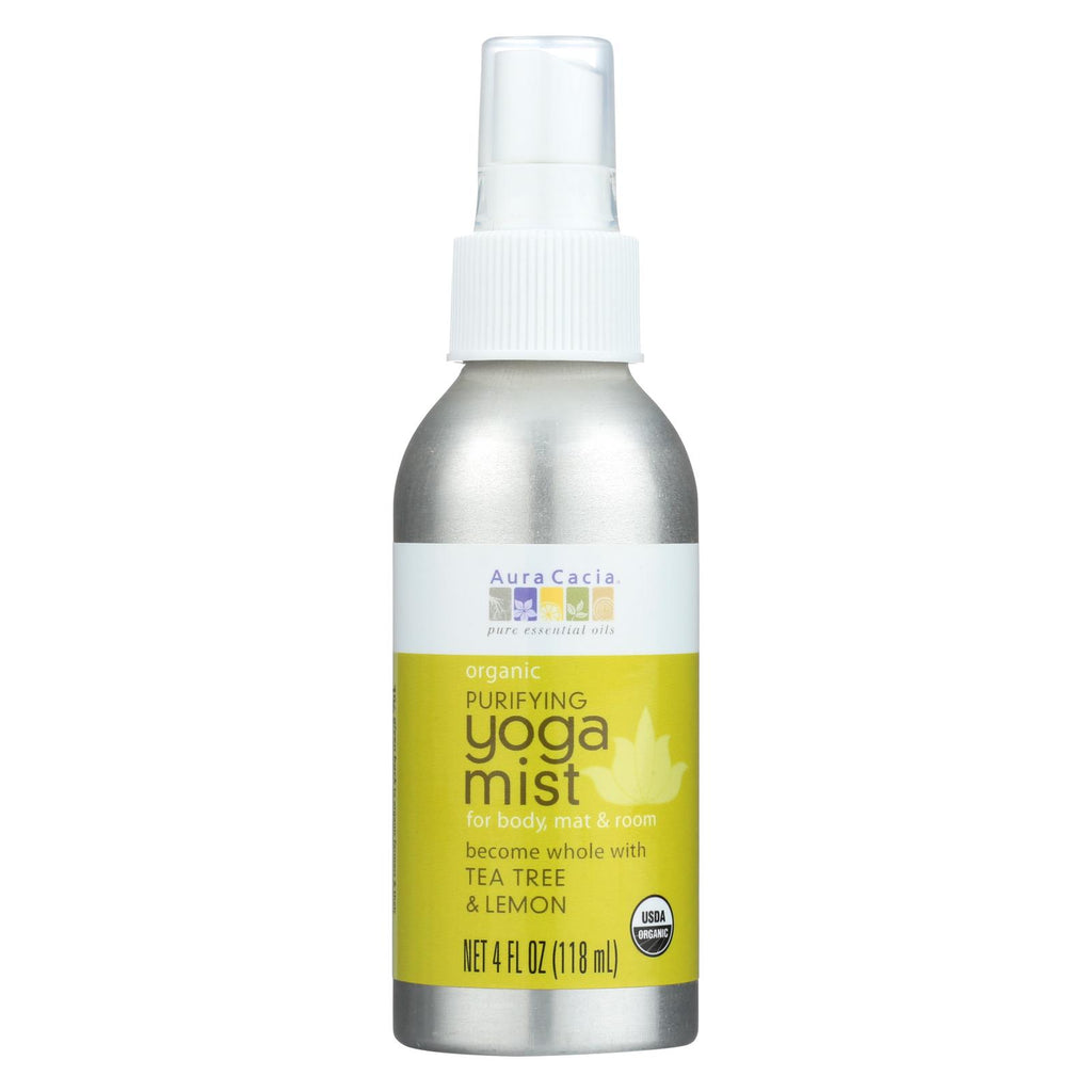 Aura Cacia - Organic Yoga Mist - Purifying Tea Tree And Lemon - 4 Oz