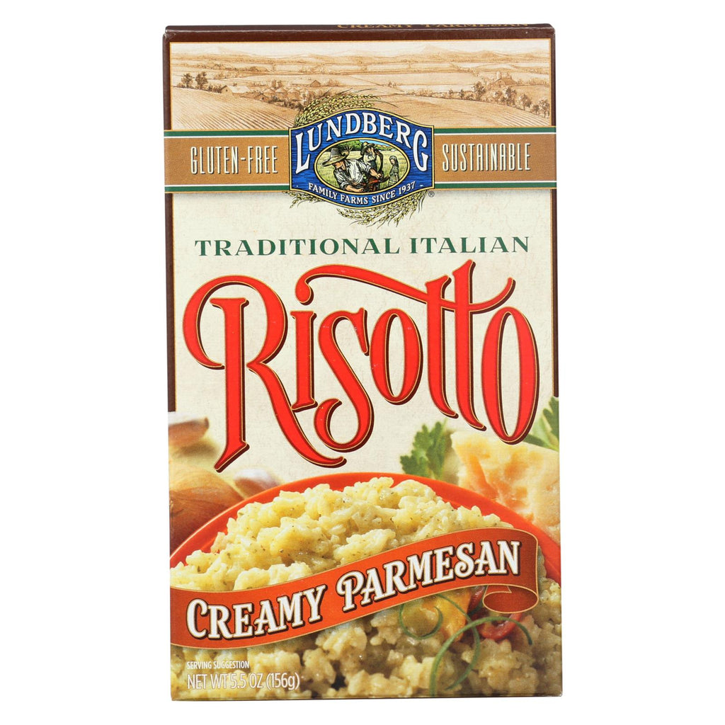 Lundberg Family Farms Risotto, Creamy Parmesan - Case Of 6 - 5.5 Oz.