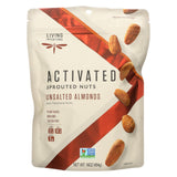 Living Intentions Almonds - Sprouted - Unsalted - 16 Oz - Case Of 4