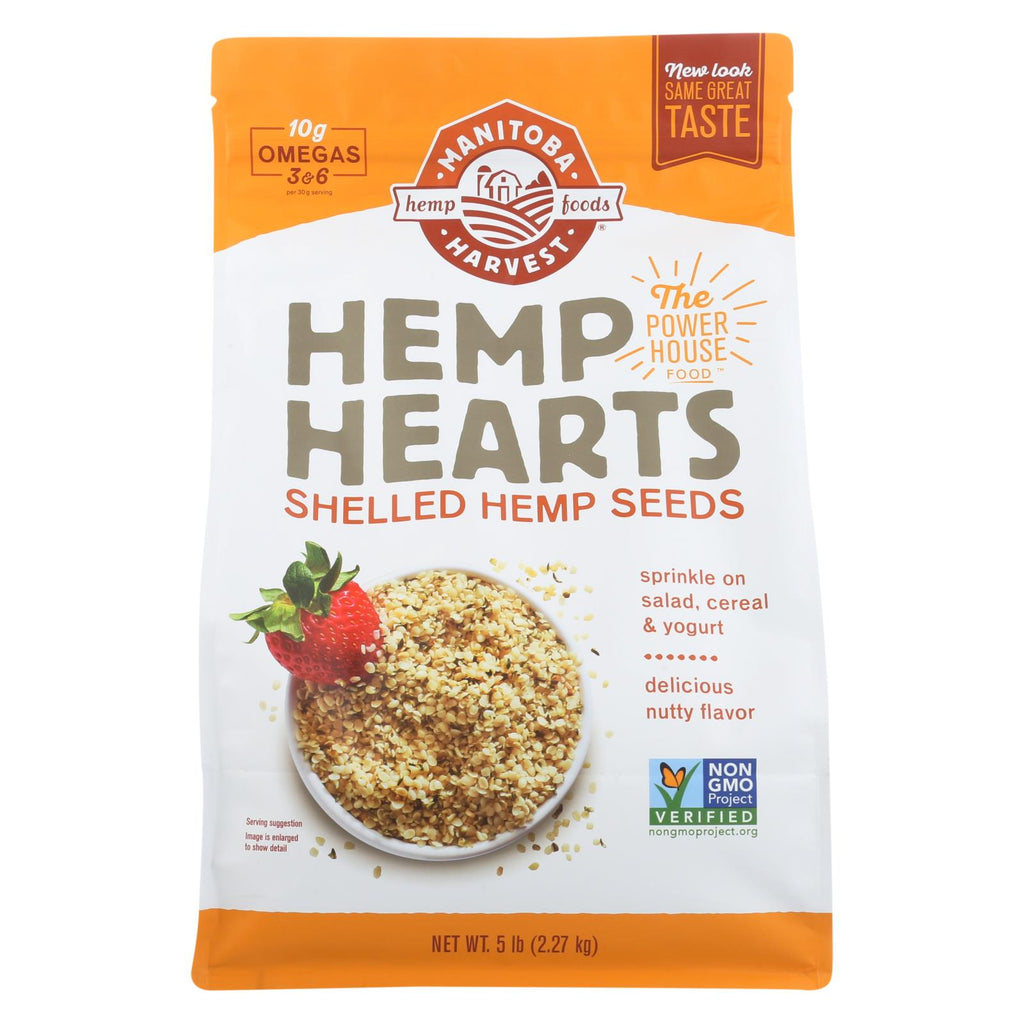 Manitoba Harvest Hemp Hearts - Shelled - 5 Lb - 1 Each