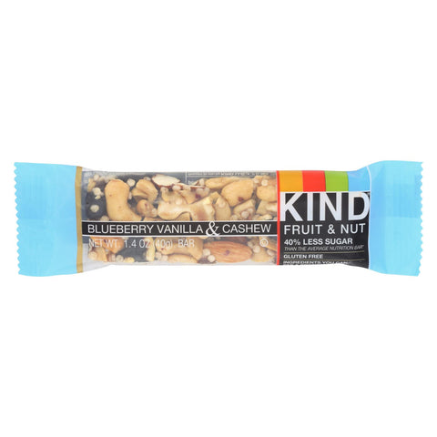 Kind Bar - Blueberry Vanilla And Cashew - 1.4 Oz Bars - Case Of 12