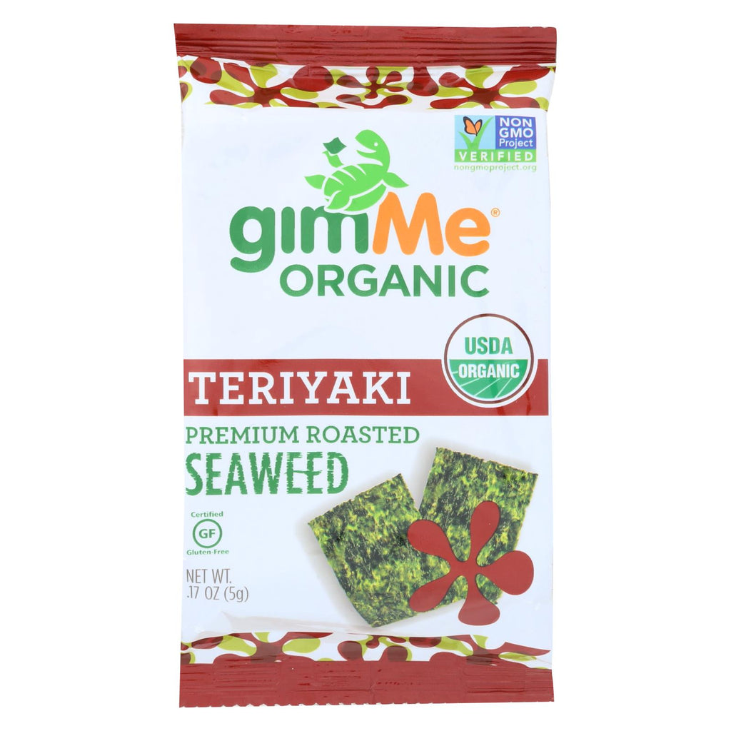 Gimme Organic Roasted Teriyaki - Case Of 12 - 0.17 Oz.