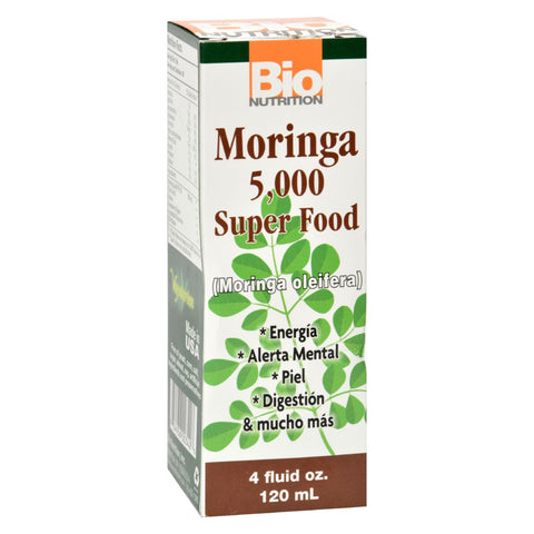 Bio Nutrition - Moringa Super Food - 5000 Mg - 4 Fl Oz