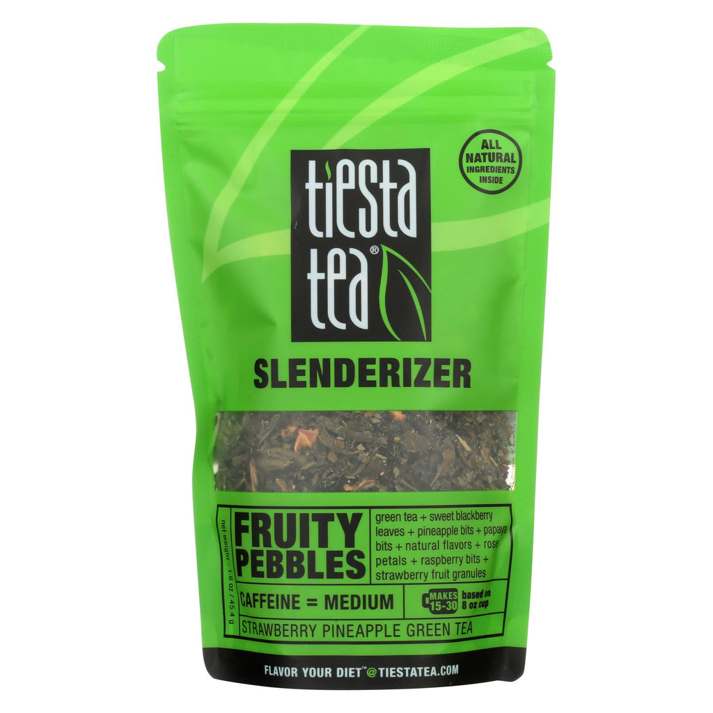 Tiesta Tea Slenderizer Green Tea - Fruity Pebbles - Case Of 6 - 1.6 Oz.