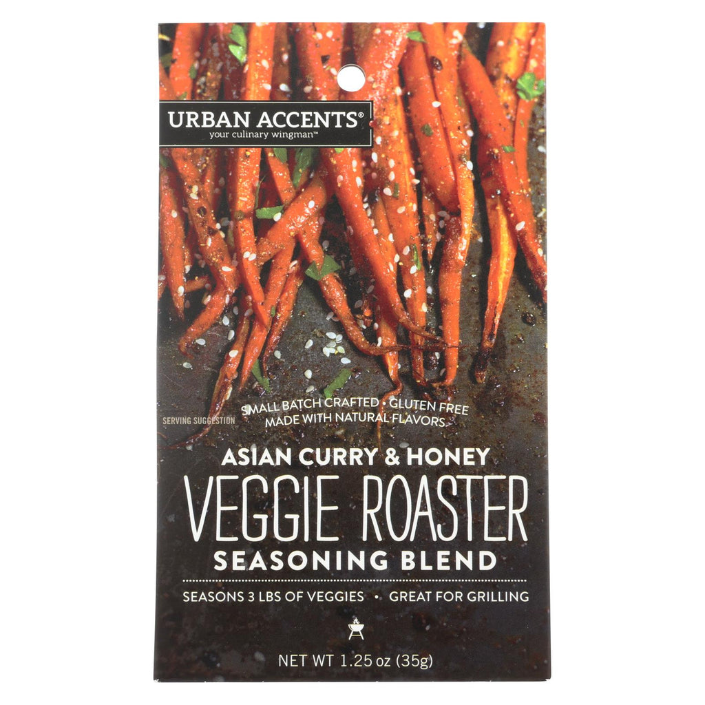 Urban Accents Veggie Roaster - Asian Curry And Honey - Case Of 6 - 1.25 Oz.