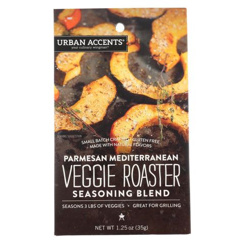 Urban Accents Veggie Roaster - Parmesan Mediterranean - Case Of 6 - 1.25 Oz.