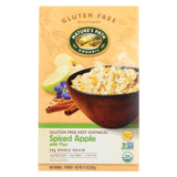 Nature's Path Organic Hot Oatmeal - Spiced Apple With Flax - Case Of 6 - 11.3 Oz.