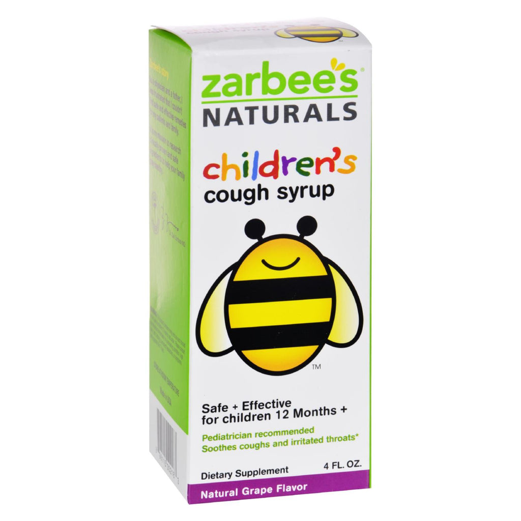 Zarbee's All Natural Children's Cough Syrup - Grape - 4 Oz