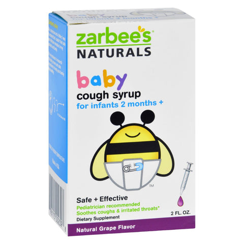 Zarbee's Naturals Baby Cough Syrup - Grape - 2 Oz