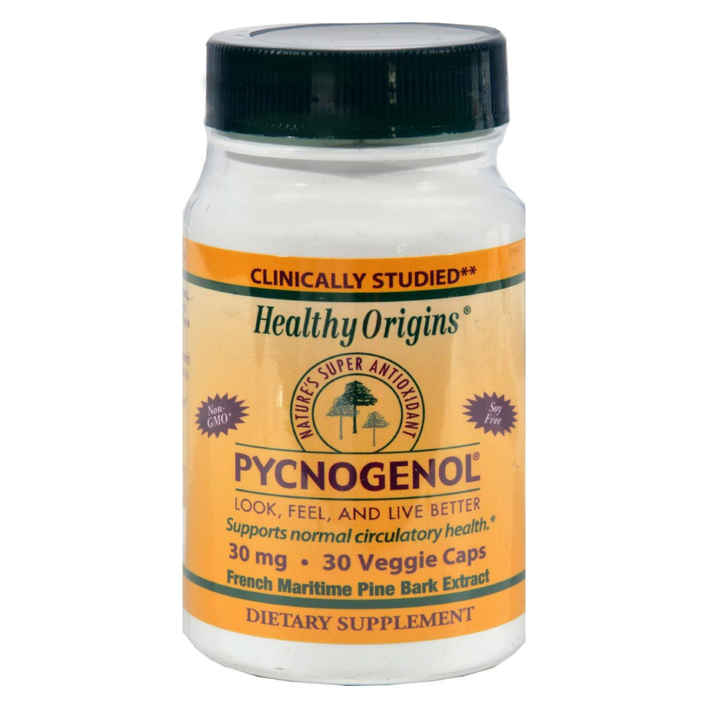 Healthy Origins Pycnogenol - 30 Mg - 30 Vegetarian Capsules