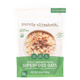 Purely Elizabeth Ancient Grain Organic Oatmeal - Apple Cinnamon Pecan - Case Of 6 - 10 Oz.