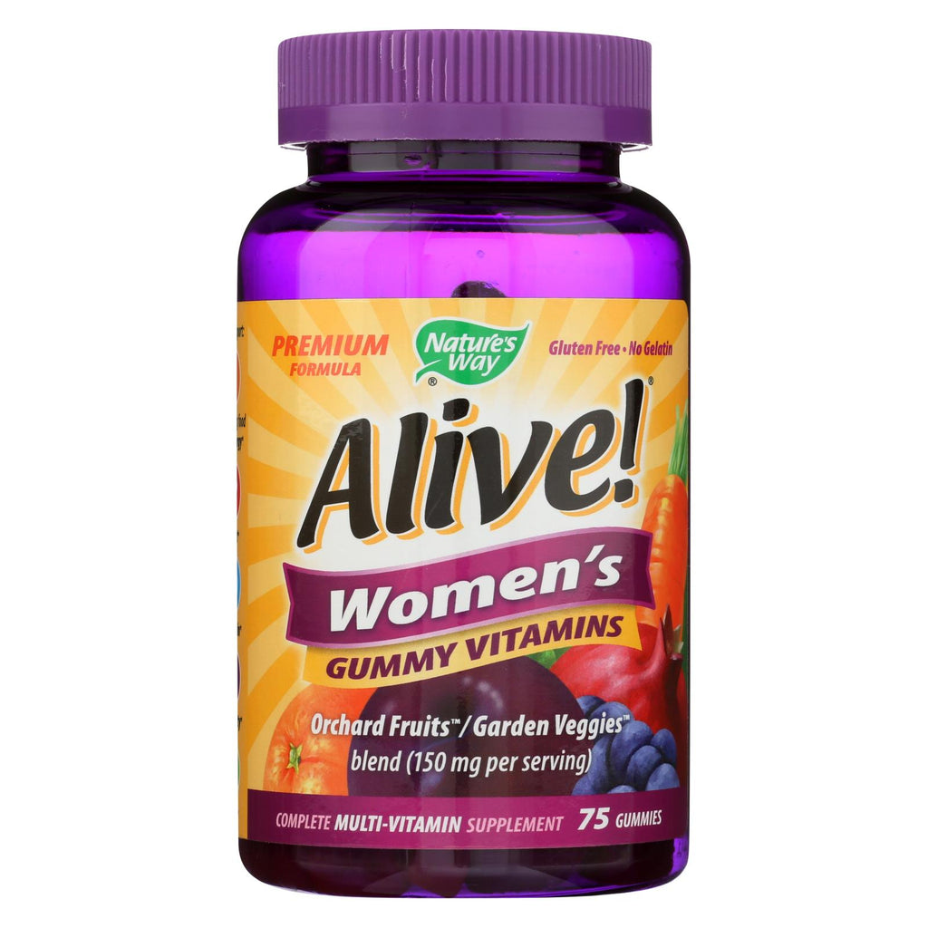 Nature's Way - Alive! Women's Multi-vitamin Gummies - 75 Gummies