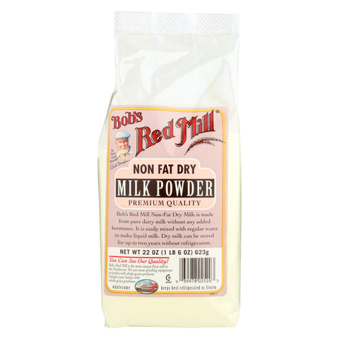 Bob's Red Mill - Bobs Instant Powdered Milk - Case Of 4 - 22 Oz