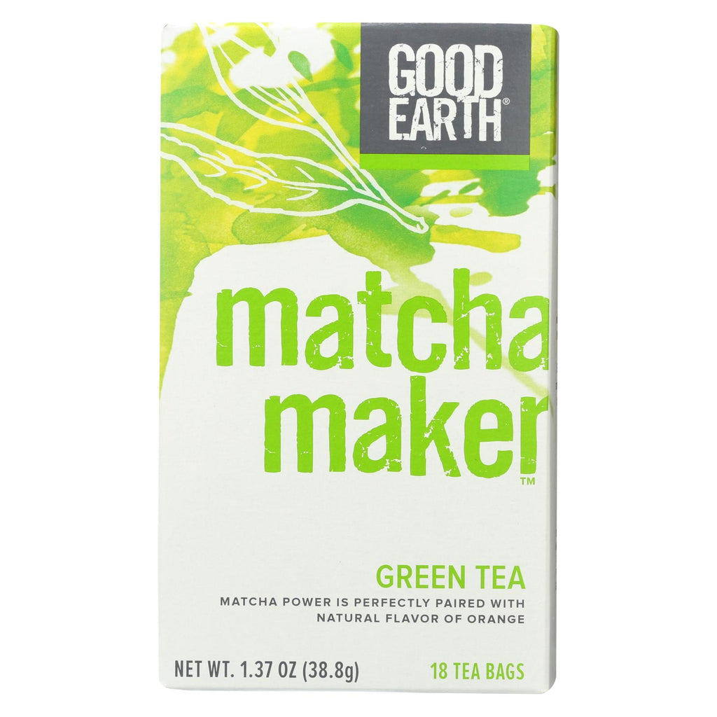 Good Earth Green Tea - Matcha Maker - Case Of 6 - 18 Count