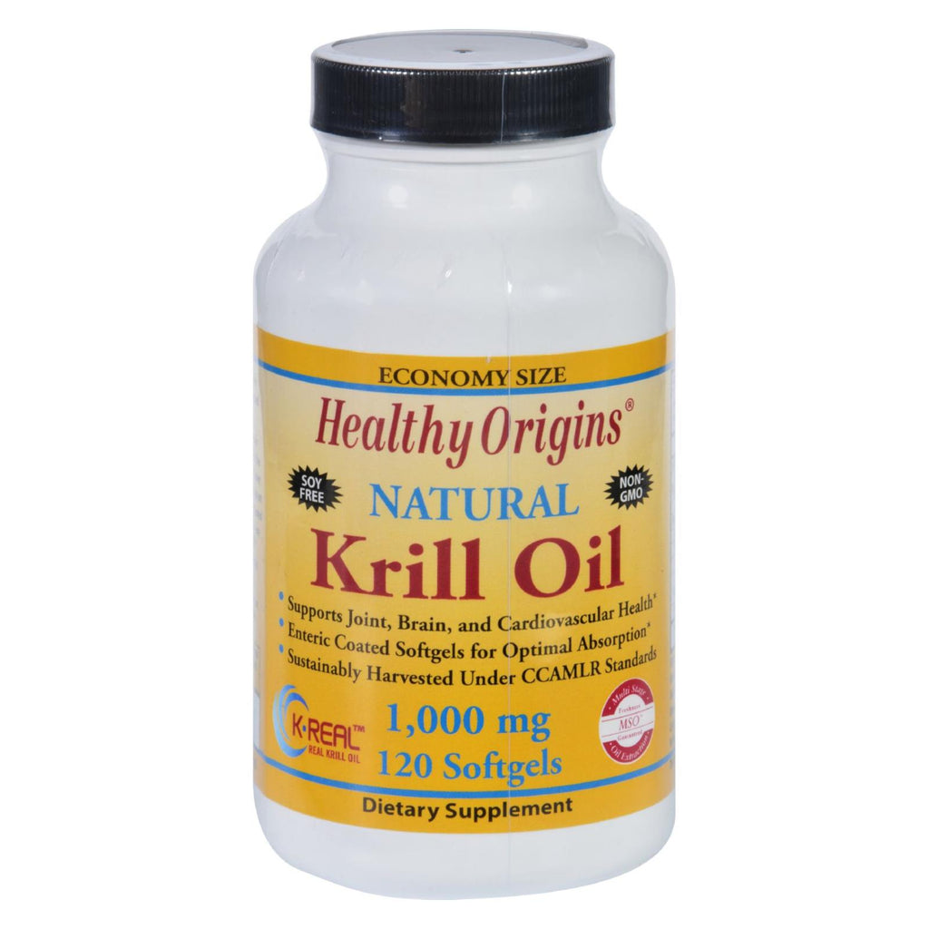 Healthy Origins Krill Oil - 1000 Mg - 120 Softgels