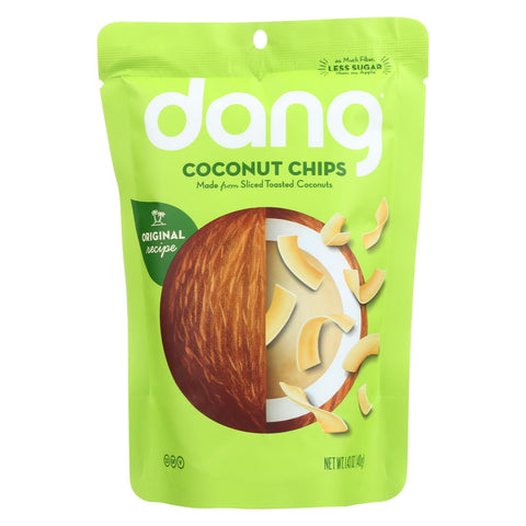 Dang - Toasted Coconut Chips - Original Recipe - Case Of 12 - 1.43 Oz.