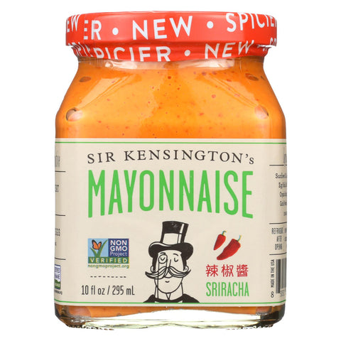 Sir Kensington's Sriracha Mayonnaise - Case Of 6 - 10 Fl Oz.