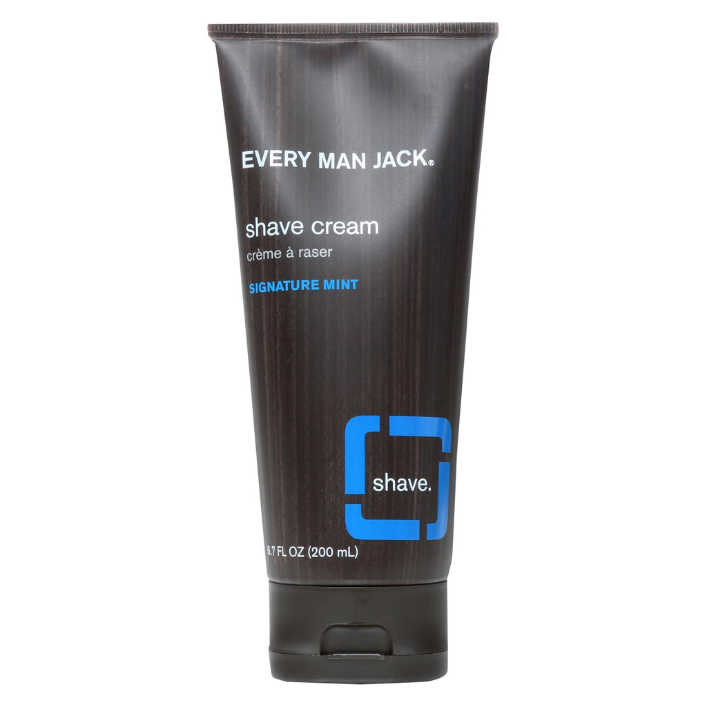 Every Man Jack Shaving Cream - Signature Mint - Case Of 1 - 6.7 Fl Oz.