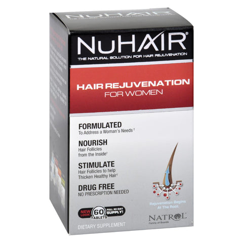 Natrol Hair Regrowth - Nuhair Women - 60 Tablets