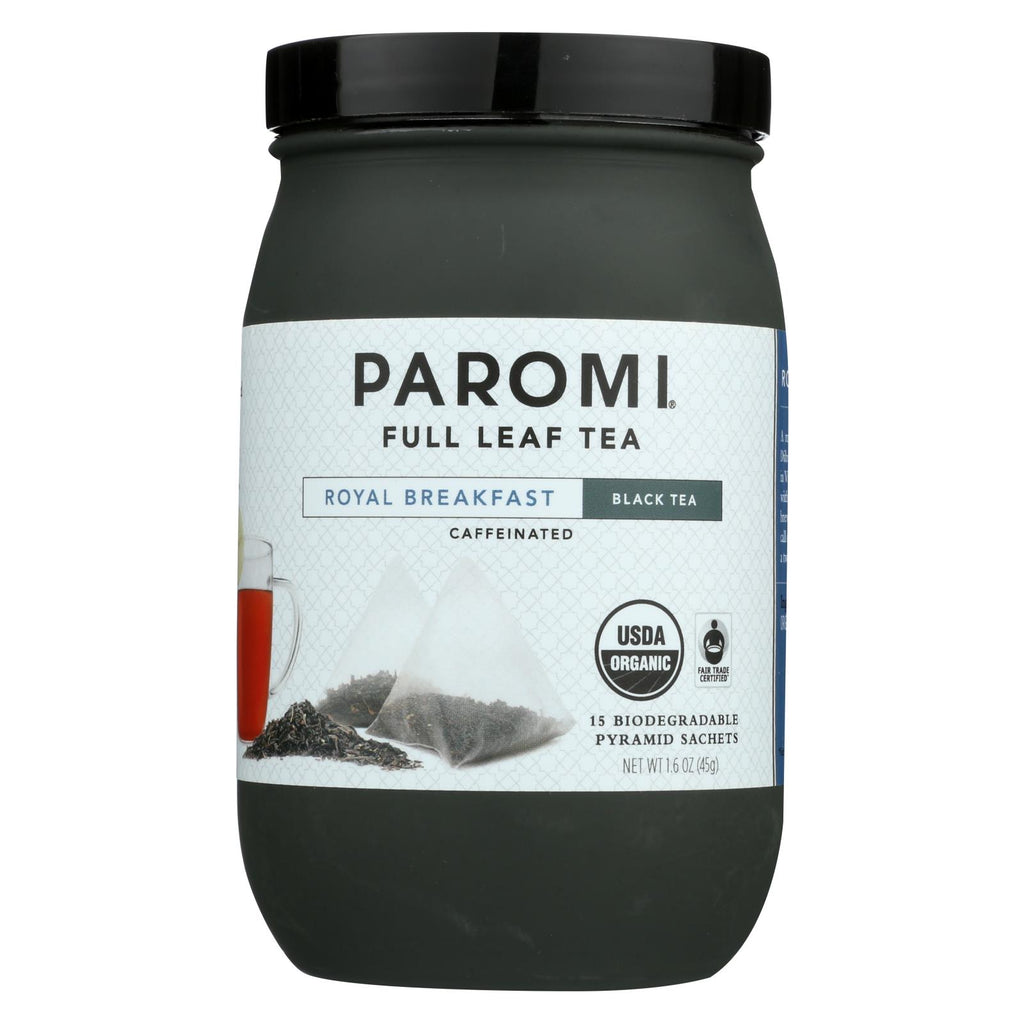 Paromi Tea Organic Paromi Royal Breakfast Tea - Case Of 6 - 15 Count