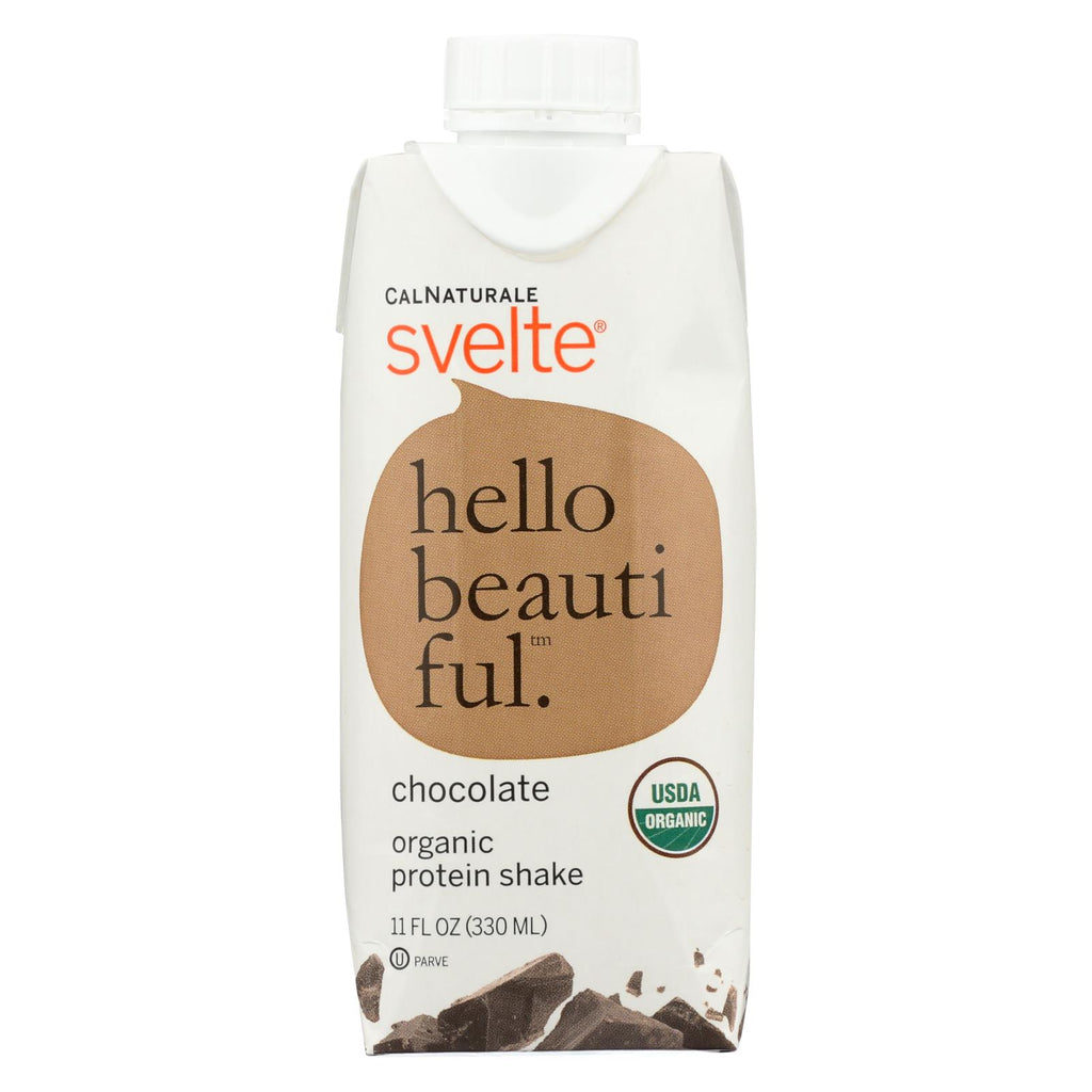 Svelte Protein Shake - Organic - Chocolate - 11 Fl Oz - Case Of 8