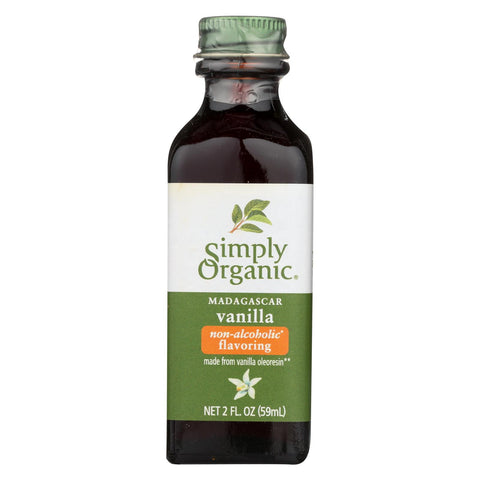 Simply Organic Vanilla Flavoring - Organic - 2 Oz - Case Of 6