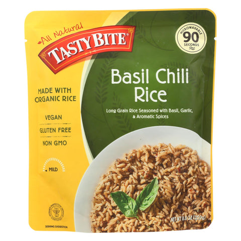 Tasty Bite Rice - Basil Chili - 8.8 Oz - Case Of 6