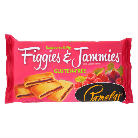 Pamela's Products - Figgies And Jammies - Raspberry - Case Of 6 - 9 Oz.