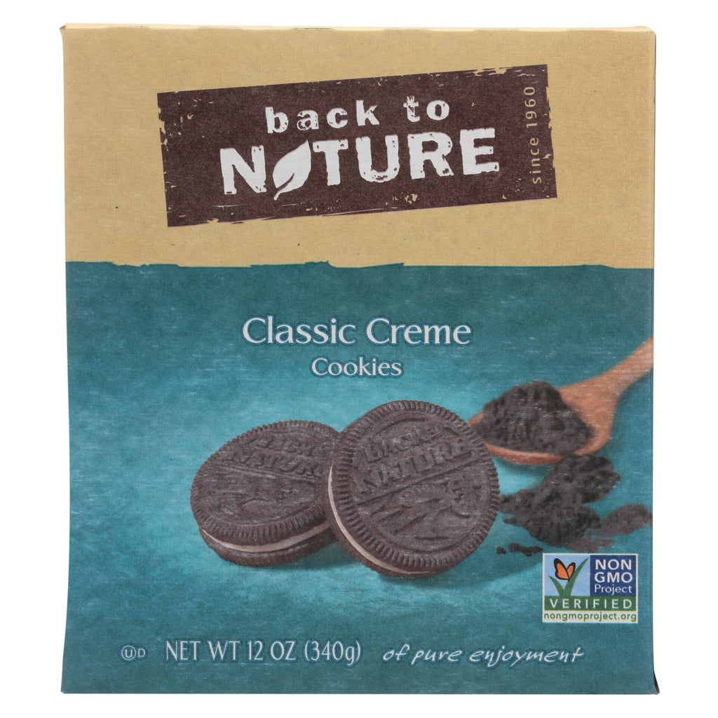 Back To Nature Creme Cookies - Classic - Case Of 6 - 12 Oz.