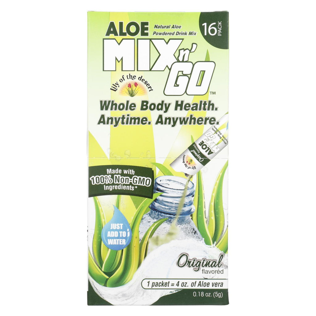 Lily Of The Desert - Aloe Mix N' Go - Original - 16 Packets