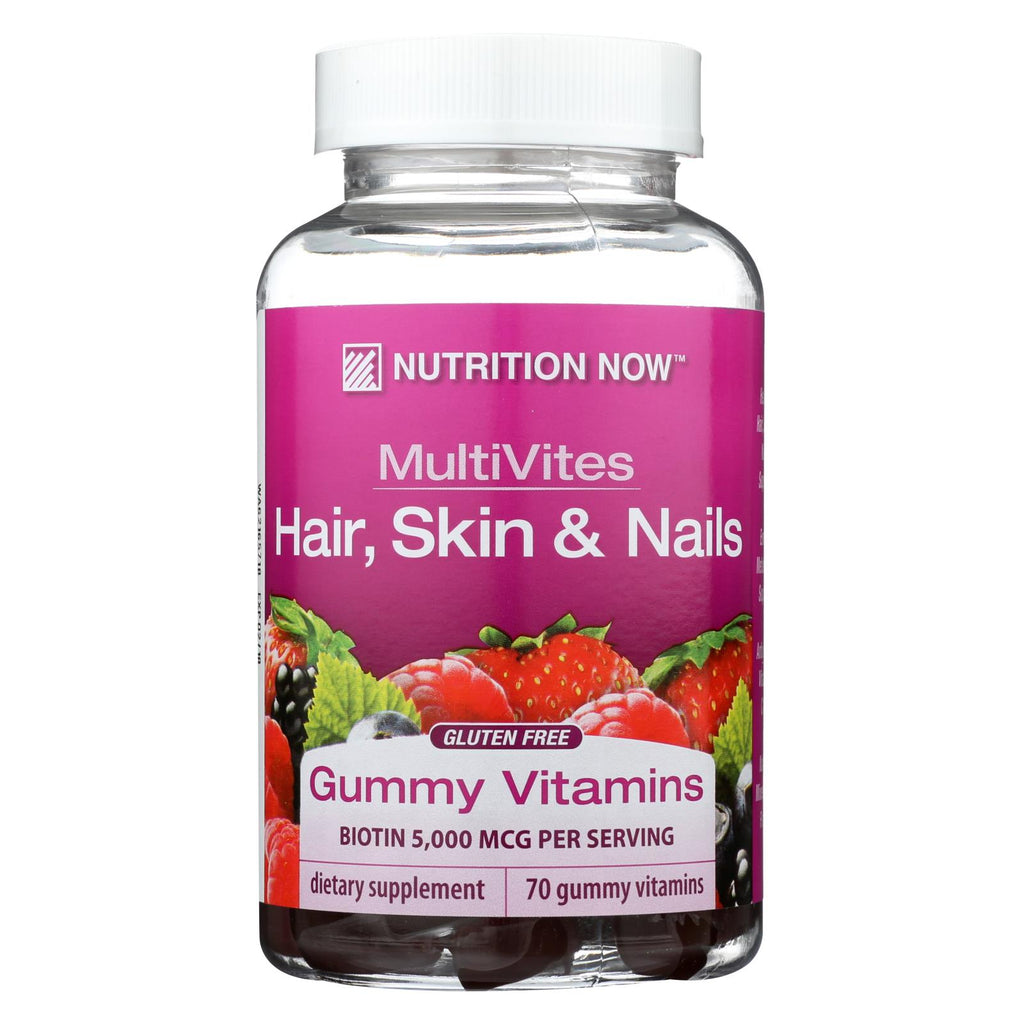 Nutrition Now Multivite - Hair Skin - Gummy - 70 Count