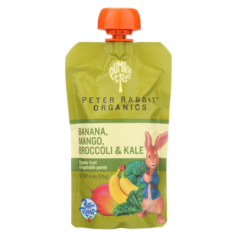 Peter Rabbit Organics Veggie Snacks - Kale, Broccoli And Mango With Banana - Case Of 10 - 4.4 Oz.