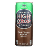 High Brew Coffee Coffee - Ready To Drink - Dark Chocolate Mocha - 8 Oz - Case Of 12