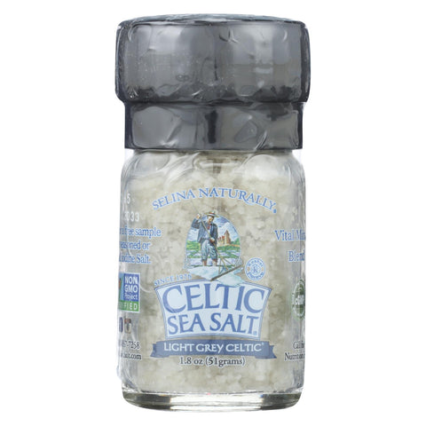 Celtic Sea Salt - Grinder - Light Grey Sea Salt - Case Of 6 - 1.8 Oz.