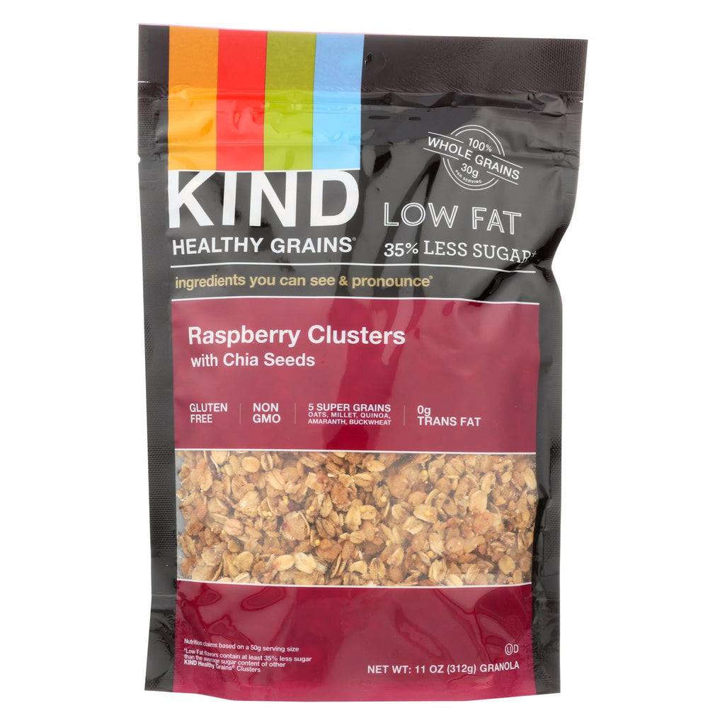 Kind Clusters - Granola - Healthy Grains - Raspberry With Chia Seeds - 11 Oz - Case Of 6