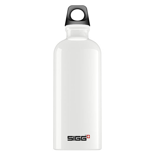 Sigg Water Bottle - Traveller - White - Case Of 6 - 0.6 Liter