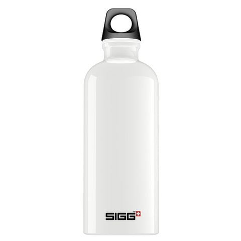 Sigg Water Bottle - Traveller - White - Case Of 6 - 0.6 Liter