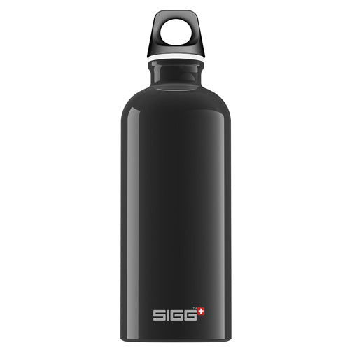 Sigg Water Bottle - Traveller - Black - Case Of 6 - 0.6 Liter