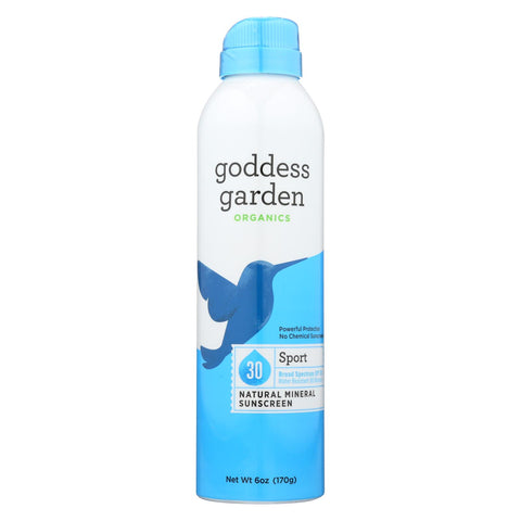 Goddess Garden Sunscreen - Organic - Sun Sport - Continuous Spray - 6 Fl Oz