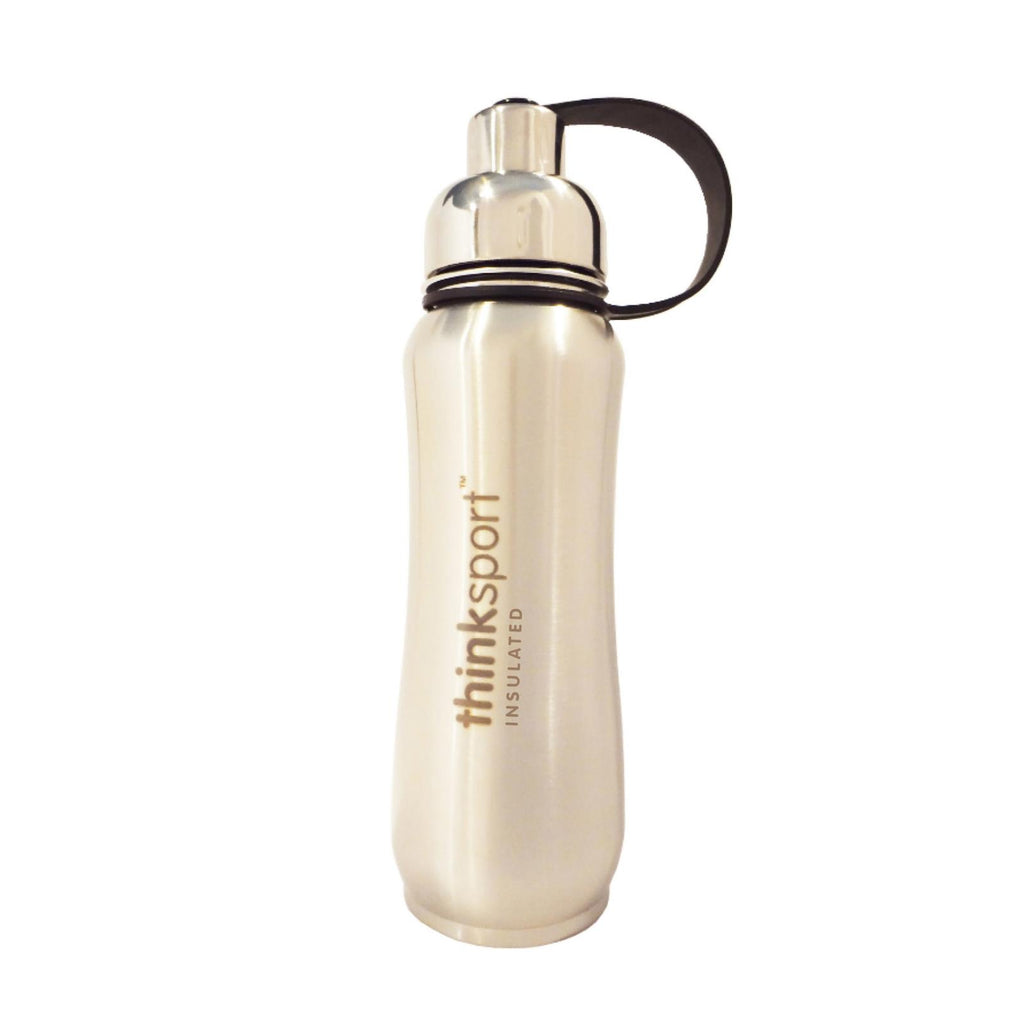 Thinksport Insulated Sports Bottle - Silver - 17 Fl Oz