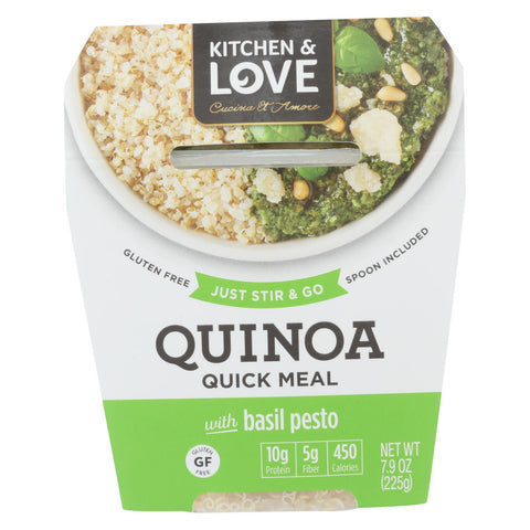 Cucina And Amore - Quinoa Meals - Basil Pesto - Case Of 6 - 7.9 Oz.