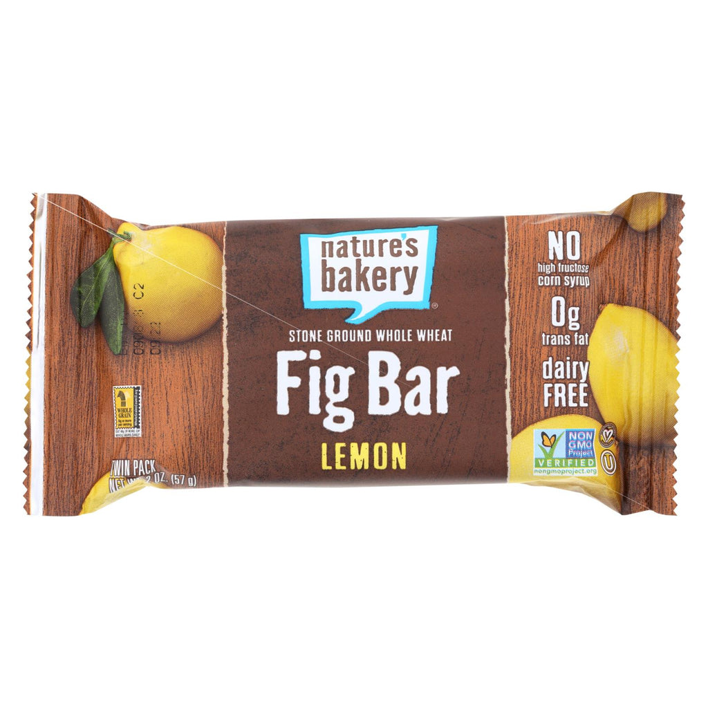 Nature's Bakery Fig Bar - Lemon - Case Of 12 - 2 Oz.