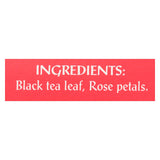 Triple Leaf Tea - Black Tea - Rose - 20 Tea Bags - 1 Case