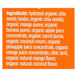 Mamma Chia Squeeze Vitality Snack - Mango Coconut - Case Of 16 - 3.5 Oz.