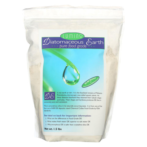 Lumino Home Diatomaceous Earth - Food Grade - Pure - 1.5 Lb