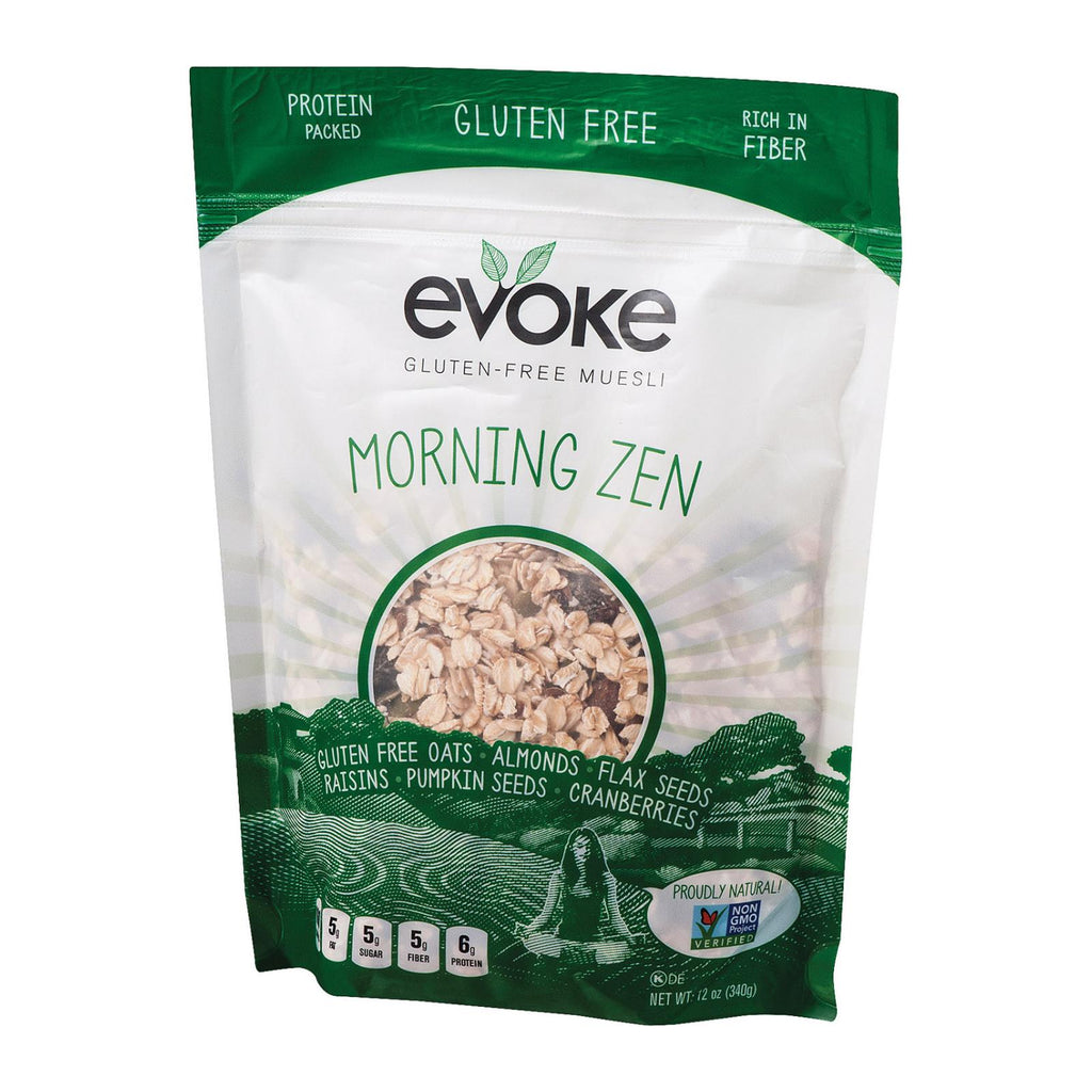 Evoke Healthy Foods Zen Gluten Free Muesli - Free Muesli - Case Of 6 - 12 Oz.