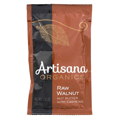 Artisana Organic Raw Walnut Butter - Squeeze Packs - 1.06 Oz - Case Of 10